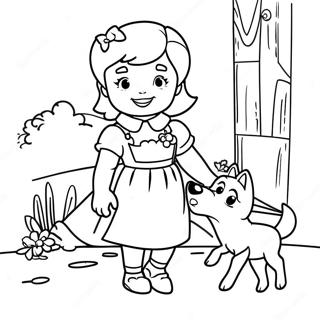 Dorothy And Toto Adventure Coloring Page 2899-2352