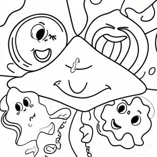 Colorful Taste Buds Coloring Page 29017-26230