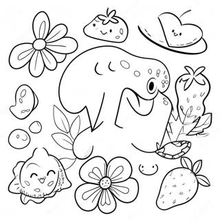 Colorful Taste Buds Coloring Page 29017-26231