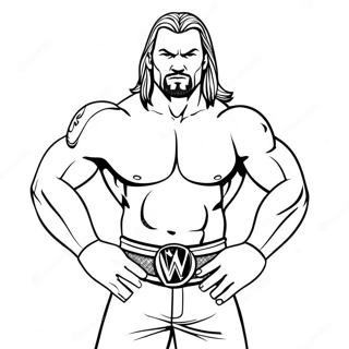 Wwe Coloring Page 29026-26234