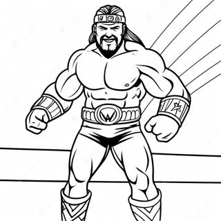 Wwe Superstars In Action Coloring Page 29027-26238