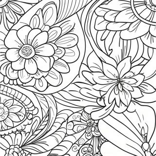 Soft Satin Patterns Coloring Page 29047-26256