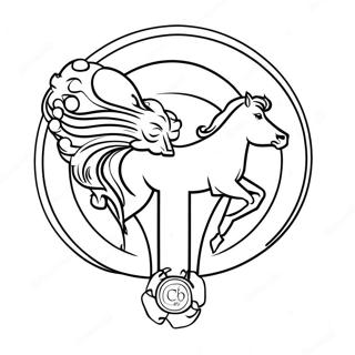 Colts Logo Coloring Page 29066-26267