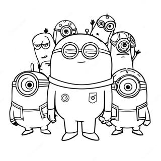 Despicable Me Coloring Page 29076-26274