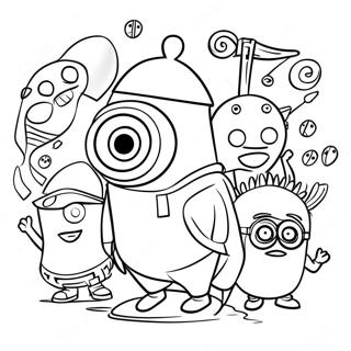 Despicable Me Coloring Page 29076-26275