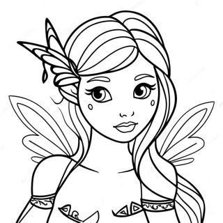 Dark Fairy Coloring Page 29086-26283