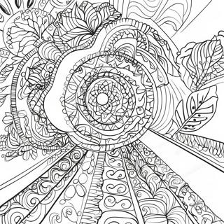 Optical Illusion Coloring Pages