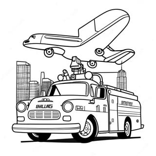 911 Emergency Vehicle Coloring Page 29116-26308