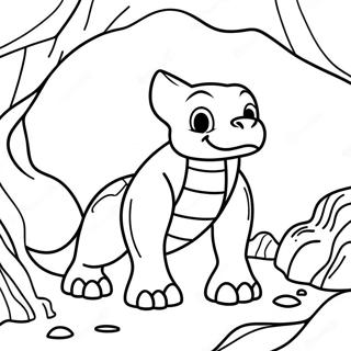 Onix In A Rocky Cave Coloring Page 29127-26320