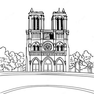 Notre Dame Coloring Page 29136-26324