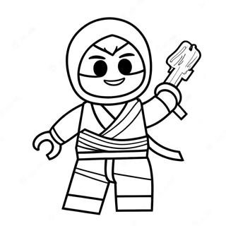 Nya Ninjago In Action Coloring Page 29147-26334