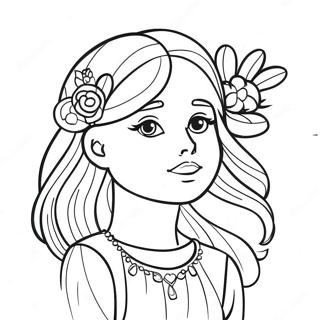 Fantasy Girl Coloring Page 29186-26362