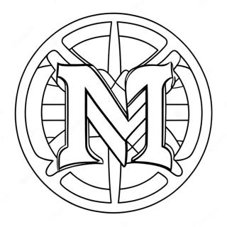 Mets Logo Coloring Page 29246-26410