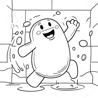 Kool Aid Man Splashing Through Wall Coloring Page 29277-26437