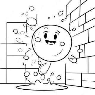 Kool Aid Man Splashing Through Wall Coloring Page 29277-26439