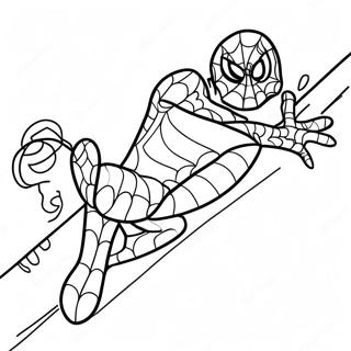 Spiderman Lizard Coloring Page 29296-26450