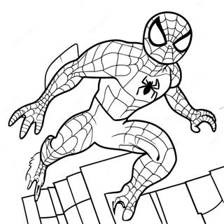 Spiderman Lizard Coloring Page 29296-26452