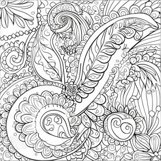 Paisley Coloring Pages