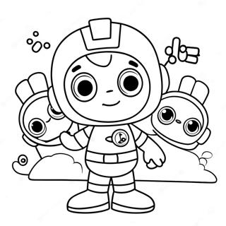 Mighty Math Heroes Team Umizoomi Coloring Page 29348-26486