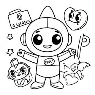 Mighty Math Heroes Team Umizoomi Coloring Page 29348-26488