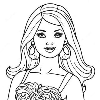 Barbie Doll Coloring Pages