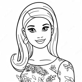 Barbie Doll Coloring Page 29357-26492