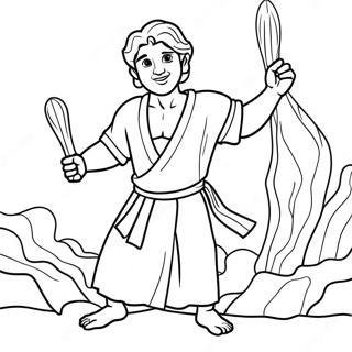 Daniel In Action Coloring Page 29368-26502