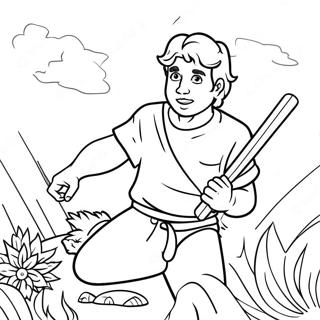 Daniel In Action Coloring Page 29368-26503