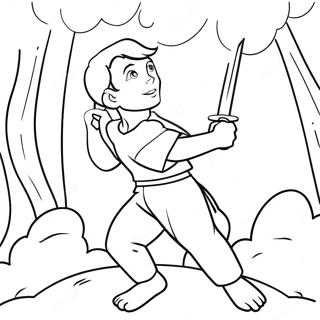 Daniel In Action Coloring Page 29368-26504