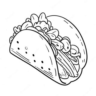 Taco Coloring Pages