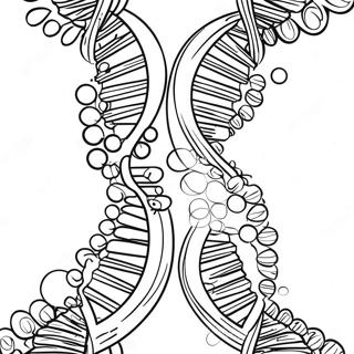 Dna Double Helix Coloring Page 29458-26573