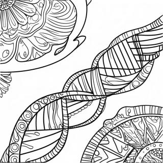 Dna Double Helix Coloring Page 29458-26575