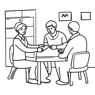 Social Work Coloring Page 29467-26578