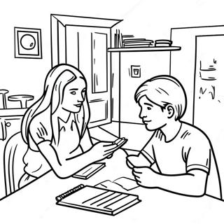 Social Work Coloring Page 29467-26579