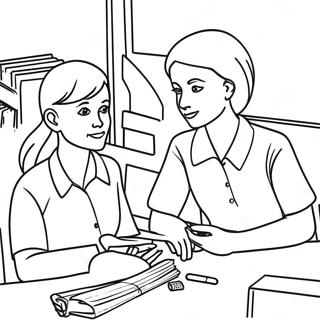 Social Work Coloring Page 29467-26580