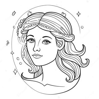 Virgo Constellation Coloring Page 29478-26589