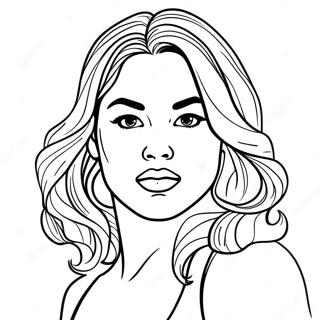 Karol G Coloring Page 2948-2387