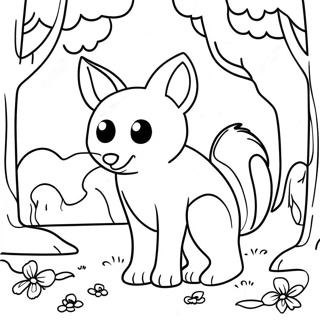 Mystical Forest Creatures Coloring Page 29498-26606