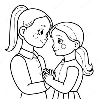 I Love You Sister Coloring Page 29517-26620