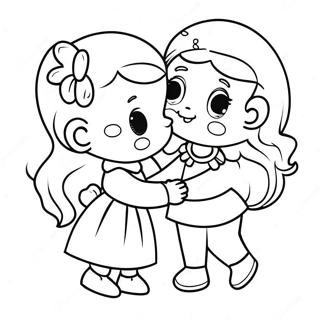 Cute I Love You Sister Coloring Page 29518-26624