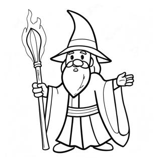 Wizards Coloring Pages