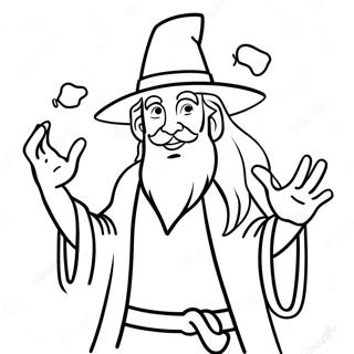 Wizards Coloring Pages