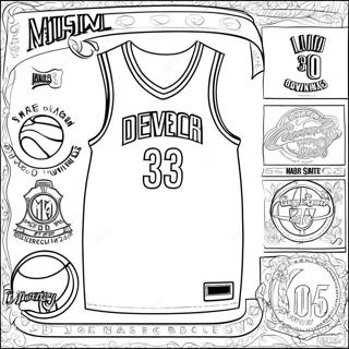 Nba Jersey Coloring Pages