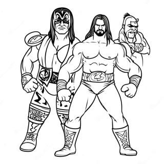 Wwe Coloring Page 2958-2393