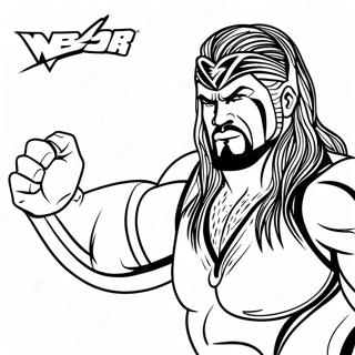 Wwe Coloring Page 2958-2395