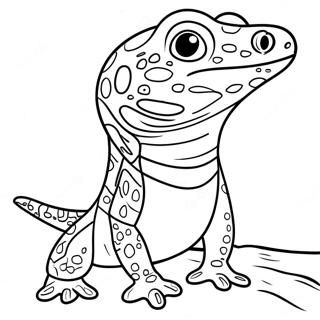 Leopard Gecko Coloring Page 29607-26691