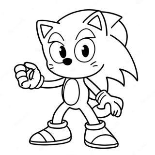 Sonic The Hedgehog Coloring Page 29627-26707