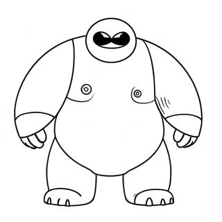 Baymax In Action Coloring Page 29638-26719