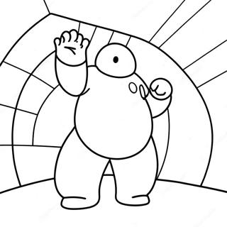 Baymax In Action Coloring Page 29638-26720