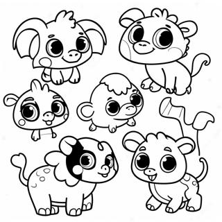 Cute Zooba Animals Coloring Page 29648-26725